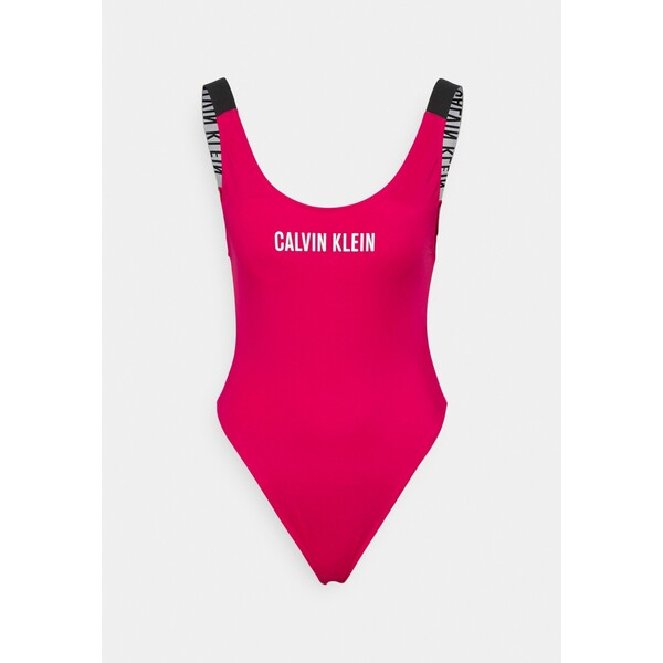 Calvin Klein Swimwear SCOOP BACK ONE PIECE Kostium kąpielowy royal pink C1781G024-J11