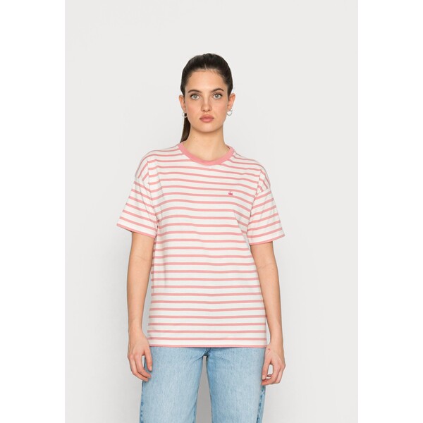 Carhartt WIP ROBIE T-shirt z nadrukiem wax/rothko pink C1421D03C-A12