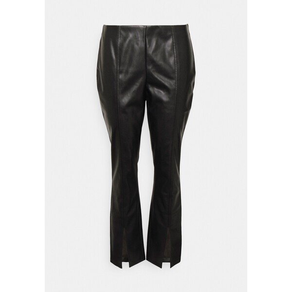 Vero Moda Curve SOLASLIT CUR Spodnie materiałowe black VEE21A03Z-Q11