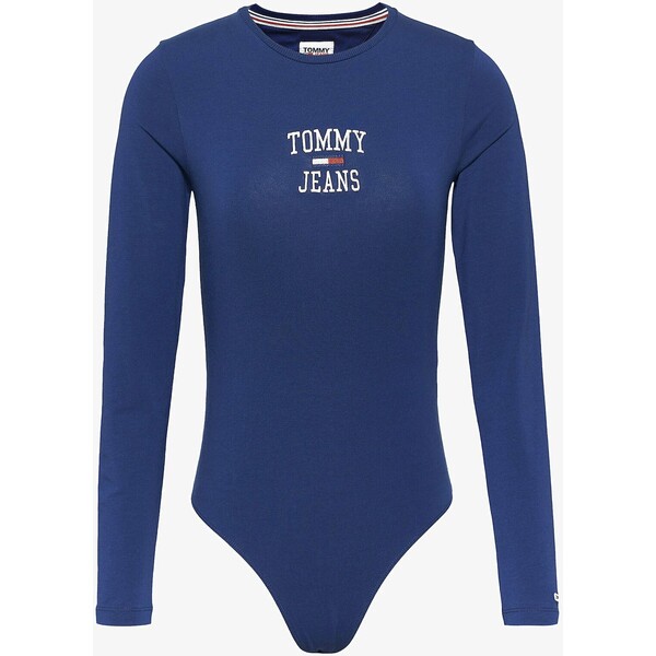Tommy Jeans COLLEGE LOGO BODYSUIT Bluzka z długim rękawem berry TOB21E04X-I11