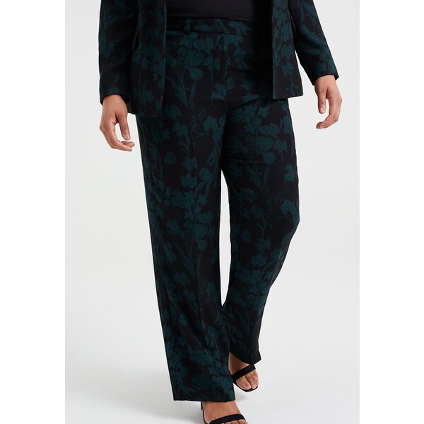 WE Fashion MET STRETCH CURVE Spodnie materiałowe black WF521A054-Q11