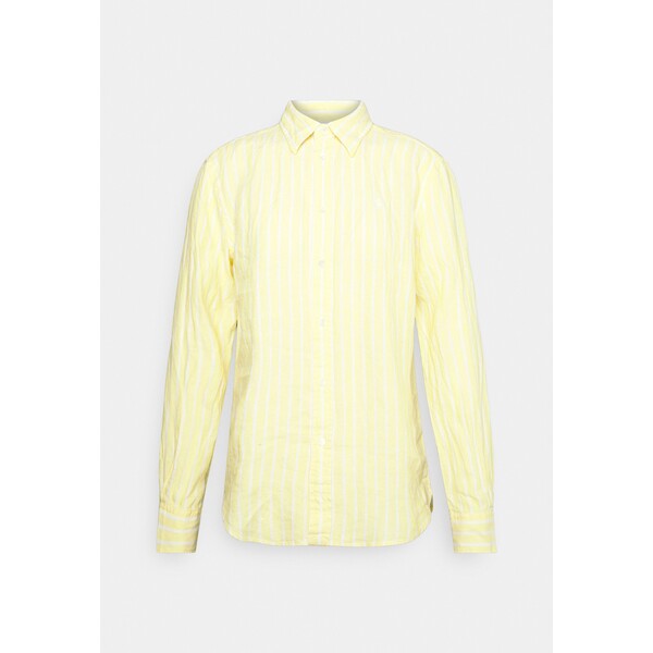 Polo Ralph Lauren RELAXED FIT STRIPED LINEN SHIRT Koszula yellow/white PO221E075-E11
