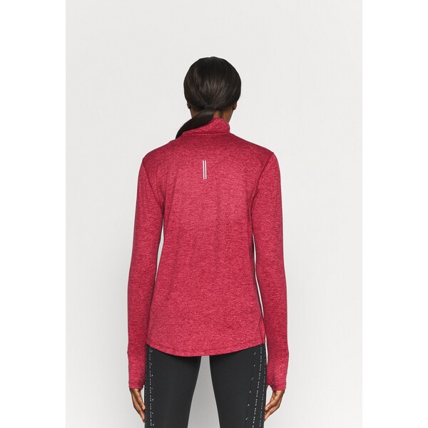 Nike Performance ELEMENT Bluzka z długim rękawem pomegranate/archaeo pink heather/reflective silver N1241G08H-J14
