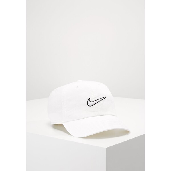 Nike Sportswear HERITAGE JUSTABLE UNISEX Czapka z daszkiem white NI154Q005-A11