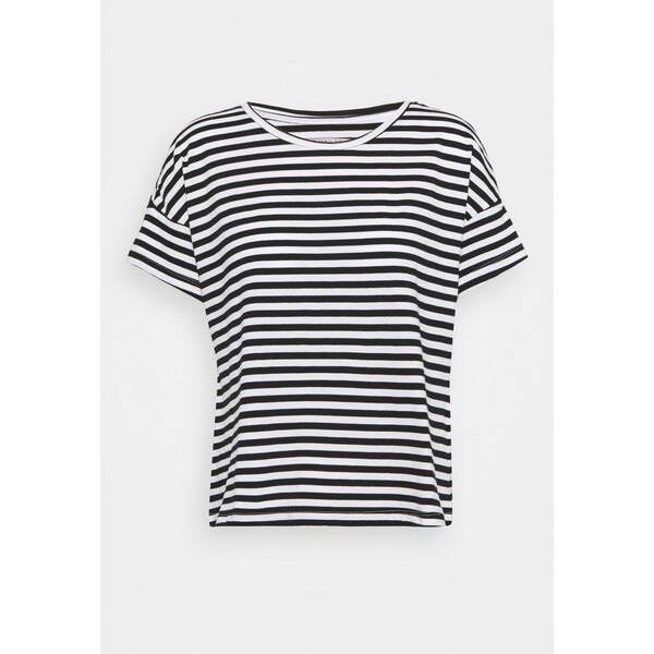 Anna Field T-shirt z nadrukiem black/white AN621D0VW-Q11
