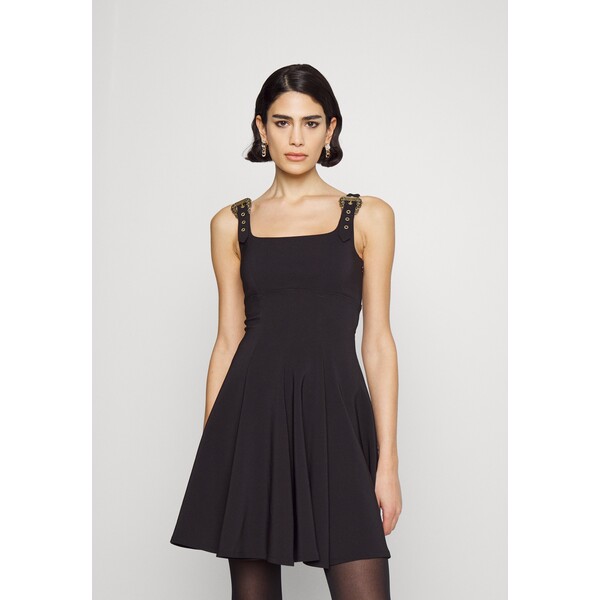 Versace Jeans Couture CADY BISTRETCH Sukienka koktajlowa black VEI21C042-Q11