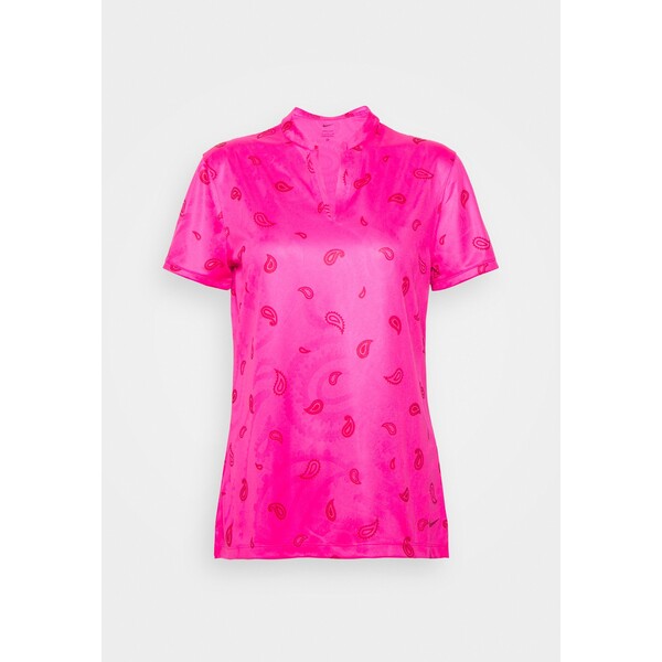 Nike Golf DRY FIT T-shirt z nadrukiem pink prime/mystic hibiscus NI441D03A-J11
