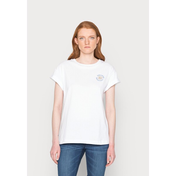 Rich & Royal BOYFRIEND SPARKLE SHIRT T-shirt basic white RI521D0FO-A11