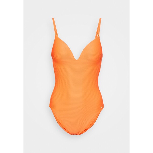 Tommy Hilfiger MOULDED CUP ONE PIECE Kostium kąpielowy hawaiian coral TO181G01I-G11
