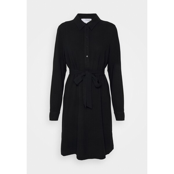 Selected Femme SLFVIVA DRESS Sukienka letnia black SE521C14U-Q11