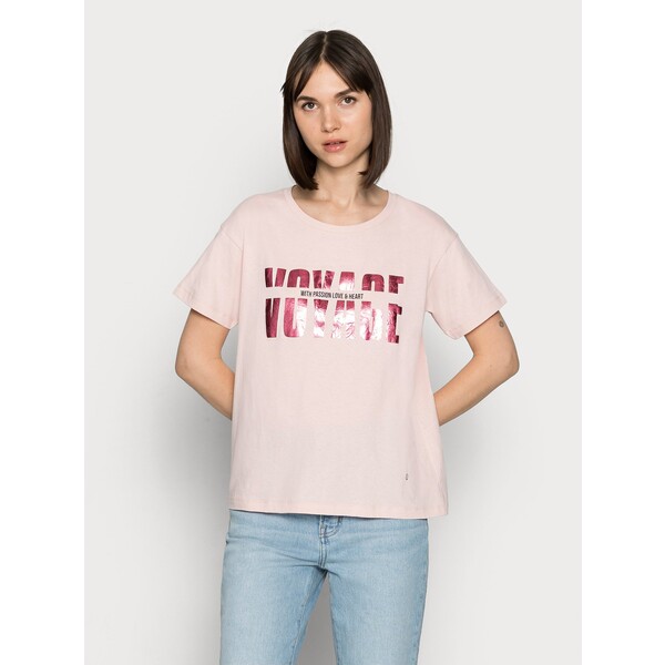Mos Mosh MEX TEE T-shirt z nadrukiem peachskin MX921D01V-G11