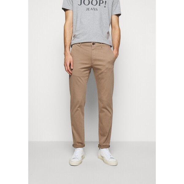 JOOP! Jeans STEEN Spodnie materiałowe beige JOG22E01F-B11