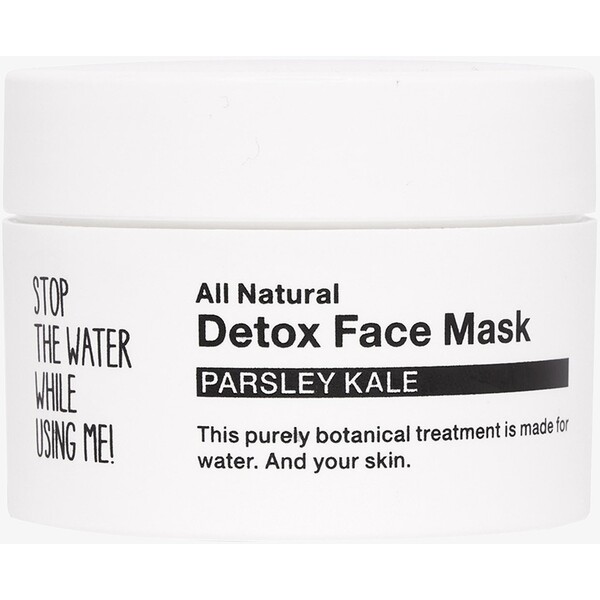 STOP THE WATER WHILE USING ME! ALL NATURAL PARSLEY KALE DETOX FACE MASK Maseczka black/white STN34G00C-S11