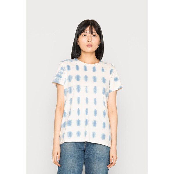 Second Female HAZY TEE T-shirt z nadrukiem ashley blue SE421D01B-B11