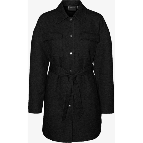 Vero Moda VERODONAVITA Klasyczny płaszcz black VE121G12A-Q11