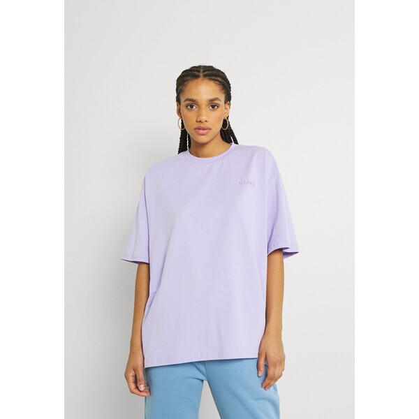 NA-KD LOGO OVERSIZED TEE T-shirt basic lavender NAA21D0EL-I11