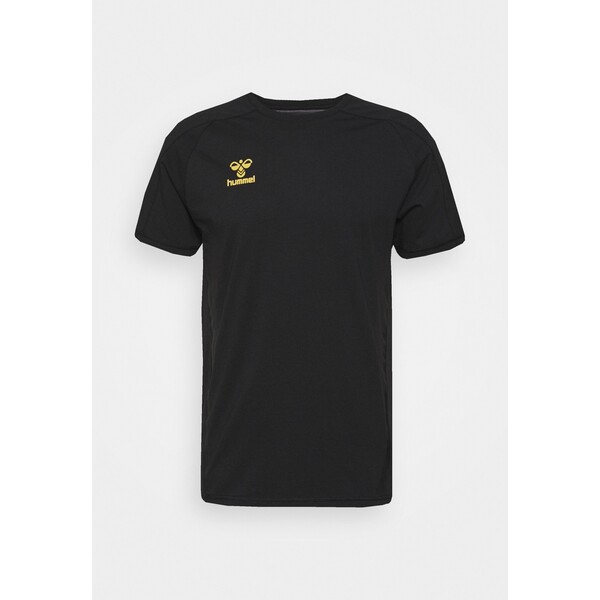 Hummel CIMA XK T-shirt z nadrukiem black HU342D08X-Q11