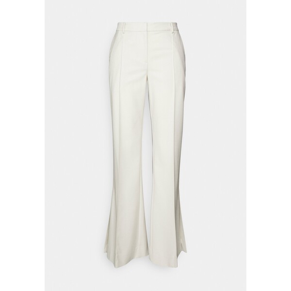 Weekday KENDALL TROUSERS Spodnie materiałowe off white WEB21A05T-A11