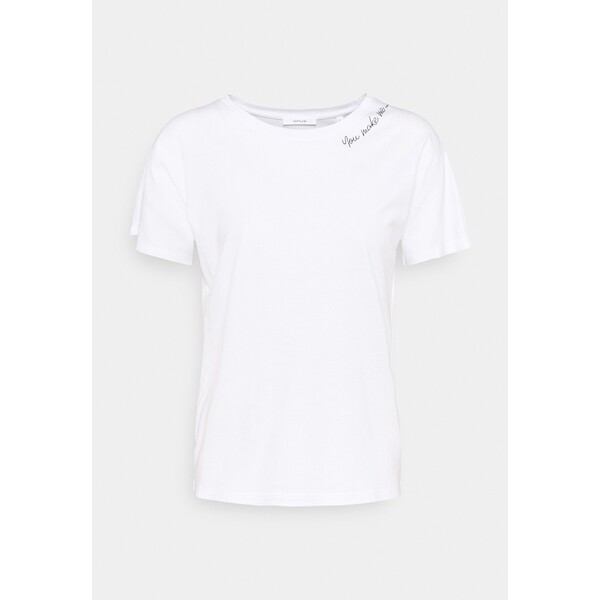Opus SEMBRO ROS T-shirt basic white PC721D0E7-A11