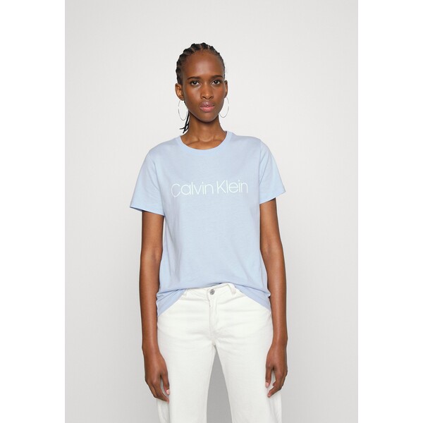 Calvin Klein CORE LOGO T-shirt z nadrukiem sweet blue 6CA21D01U-K12