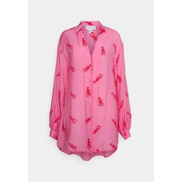 Never Fully Dressed Tall LOBSTER OVER SIZED Koszula pink N0L21E008-J11