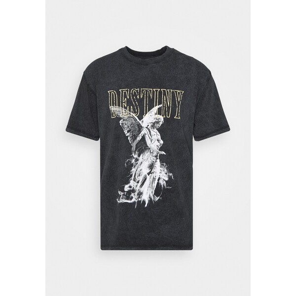 Night Addict UNISEX T-shirt z nadrukiem black NIJ22O02E-Q11