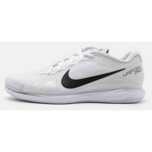 Nike Performance NIKECOURT AIR ZOOM VAPOR PRO Buty tenisowe uniwersalne white/black N1242A26A-A11