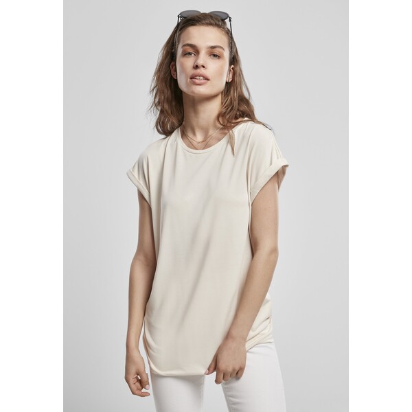Urban Classics LADIES MODAL EXTENDED SHOULDER TEE T-shirt basic whitesand UR621D05V-B12