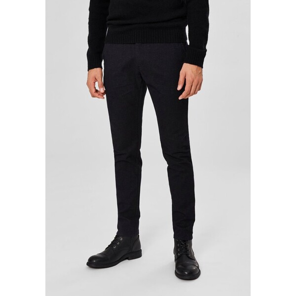 Selected Homme Spodnie materiałowe black SE622E0AG-Q11