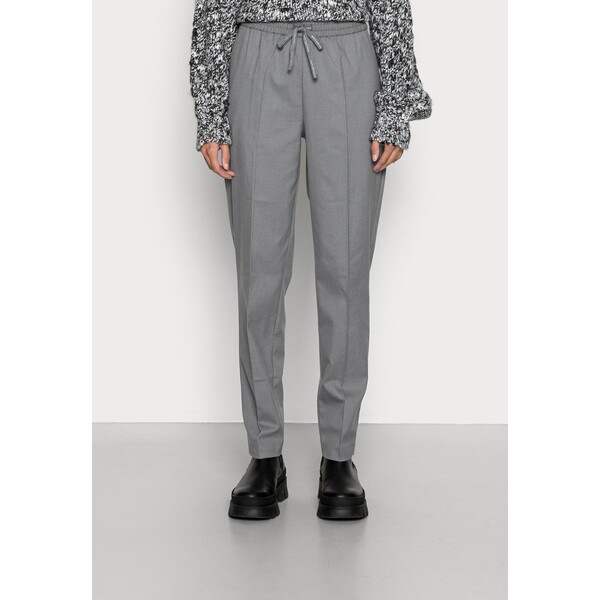 Tommy Hilfiger TAPERED PULL ON PANT Spodnie materiałowe light grey heather TO121A0DO-C11