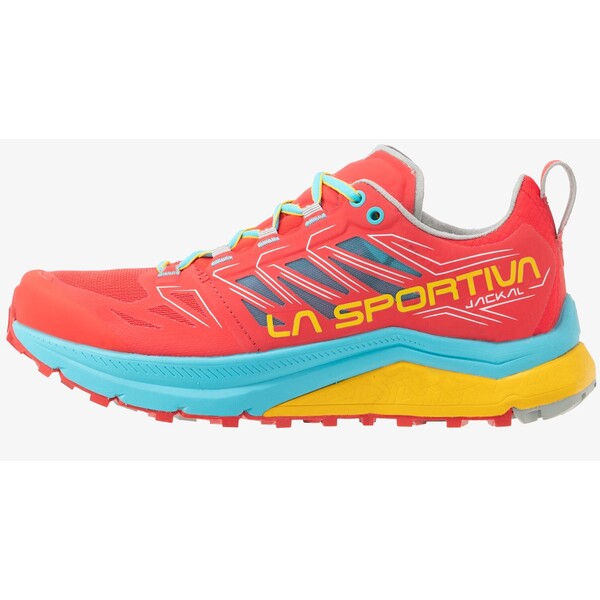 La Sportiva JACKAL WOMAN Obuwie do biegania Szlak hibiscus/malibu blue LAN41A00P-G11