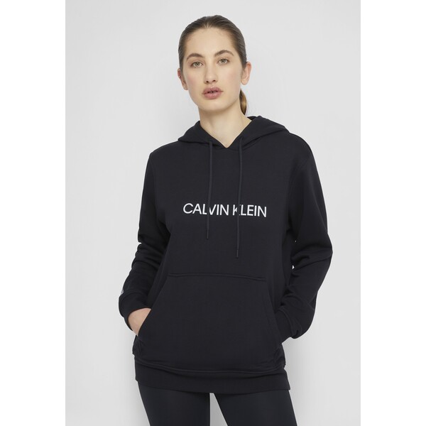 Calvin Klein Performance HOODIE Bluza z kapturem black CKA41G016-Q11