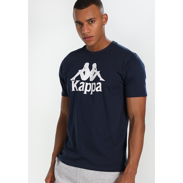 Kappa T-shirt z nadrukiem navy 10K42D012-K12