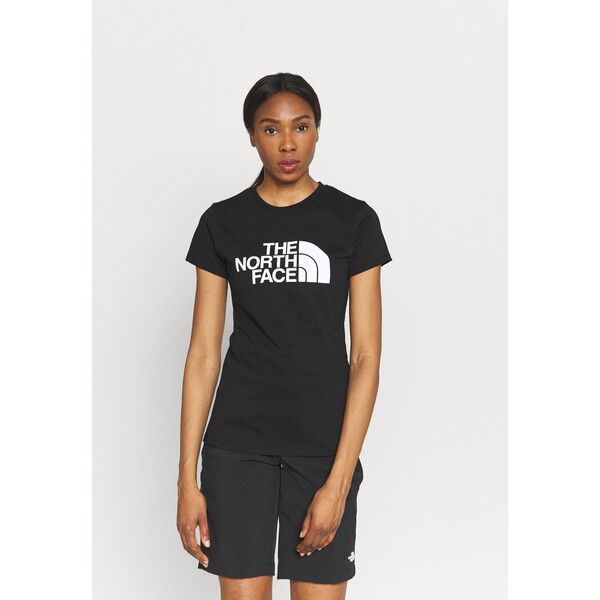 The North Face EASY TEE T-shirt z nadrukiem black TH341D03U-Q11