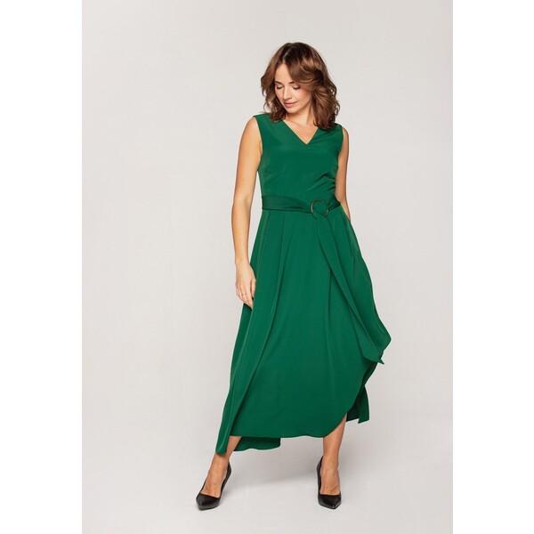 Bialcon Sukienka koktajlowa zielony B0H21C055-M11