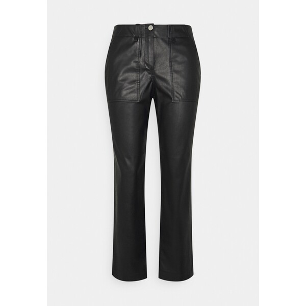 comma Spodnie materiałowe black CO121A0F3-Q11