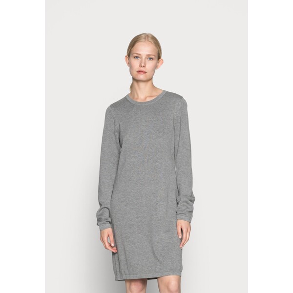 edc by Esprit DRESS Sukienka dzianinowa grey medium ED121C0V5-C11