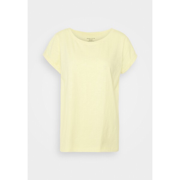 edc by Esprit ROUND NECK T-shirt basic pastel yellow ED121D1HW-E11