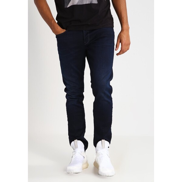 G-Star 3301 TAPERED Jeansy Relaxed Fit dark-blue denim GS122G0AJ-K11