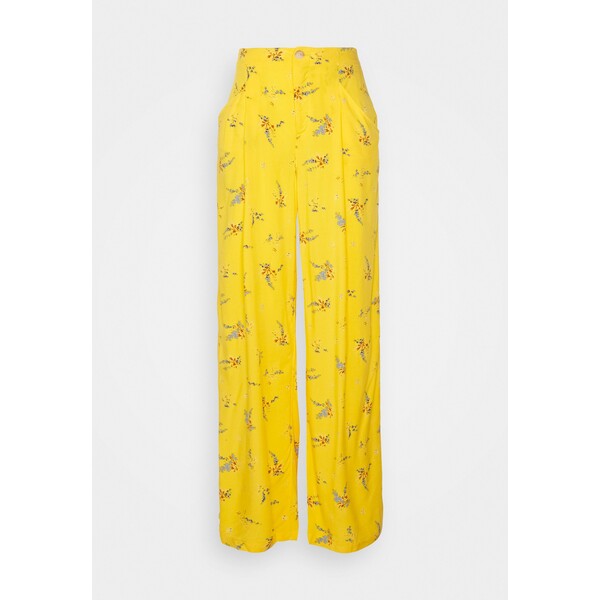 edc by Esprit ECO VERO Spodnie materiałowe sunflower yellow ED121A0JP-E11