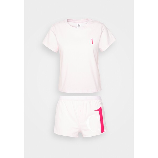 Calvin Klein Underwear SHORT SET Piżama pearly pink C1181S00O-J12