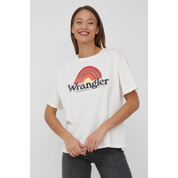 Wrangler t-shirt bawełniany W7R9GHC11