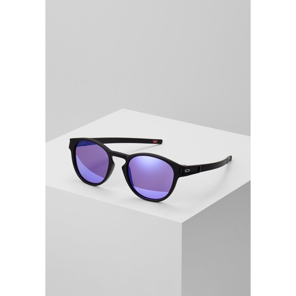 Oakley LATCH UNISEX Okulary przeciwsłoneczne latch matte black /prizm violet OA344E04U-Q11