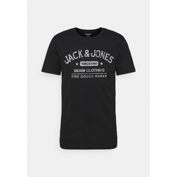 Jack & Jones T-shirt z nadrukiem black JA222O3UN-Q11