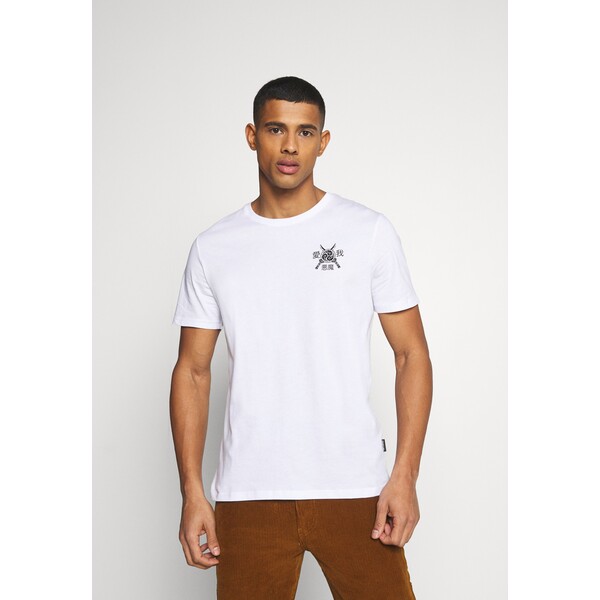 YOURTURN T-shirt z nadrukiem white YO121003J-A11