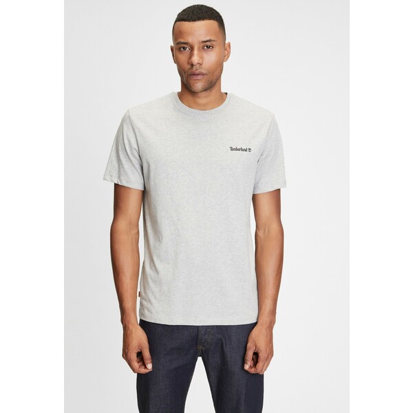 Timberland SMALL LOGO T-shirt basic medium grey heather TI122O04T-C11