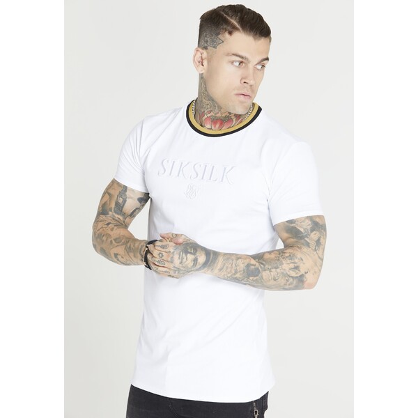 SIKSILK GYM TEE T-shirt basic white SIF22O0IM-A11