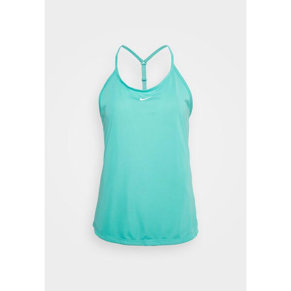 Nike Performance ONE TANK Top washed teal/white N1241D1LG-L11