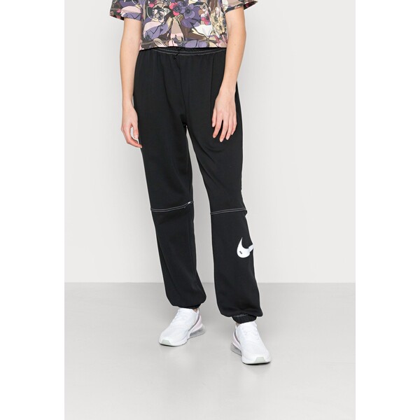 Nike Sportswear Spodnie treningowe black/white NI121A0ID-Q11