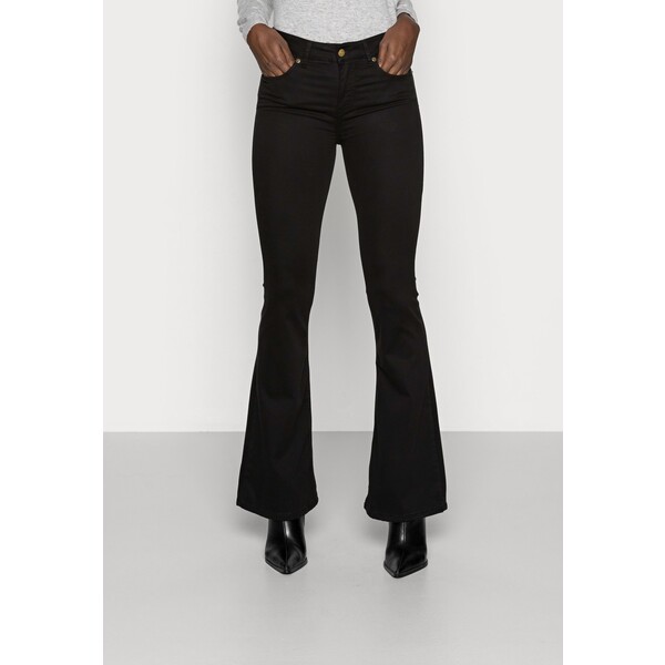 LOIS Jeans RAVAL LEA SOFT COLOUR Spodnie materiałowe black 1LJ21A007-Q11